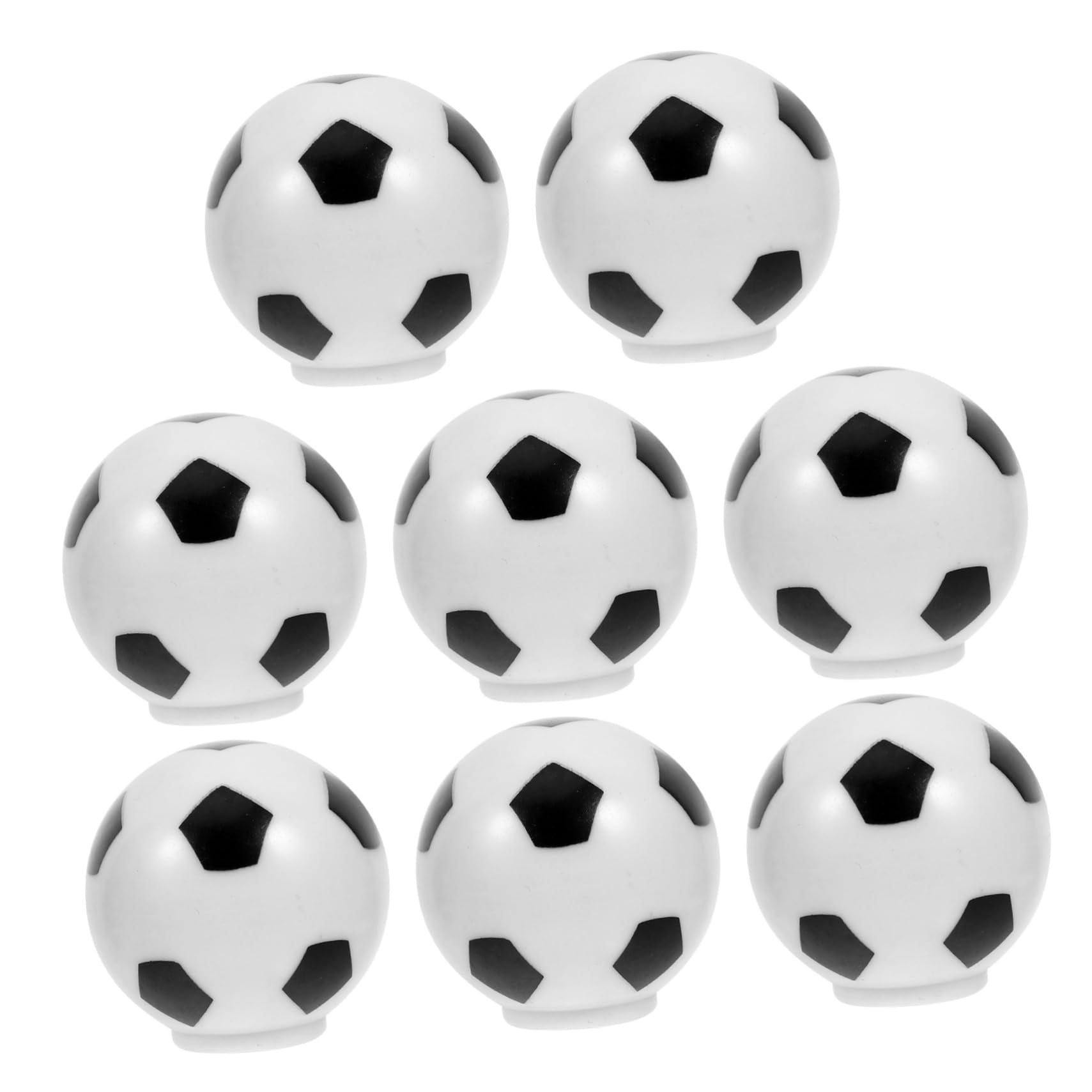 FUNOMOCYA Boys and Girls-Friendly Cabinet Hardware 8pcs Anti-Collision Handles Soccer Ball Knobs Safe Drawer Pulls for Children's Rooms