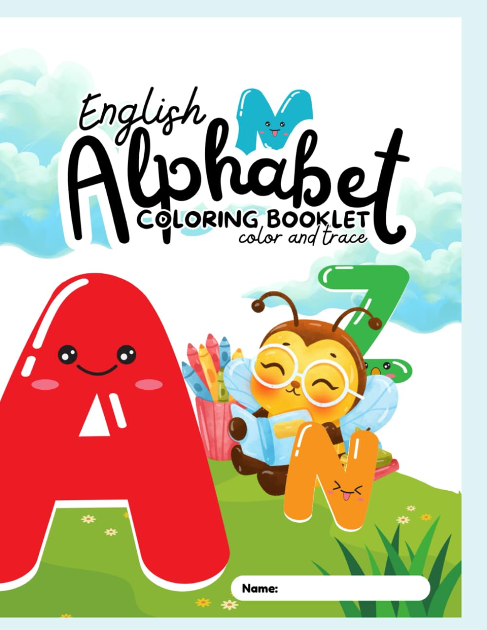 ABC Alphabet: Cute coloring Booklet