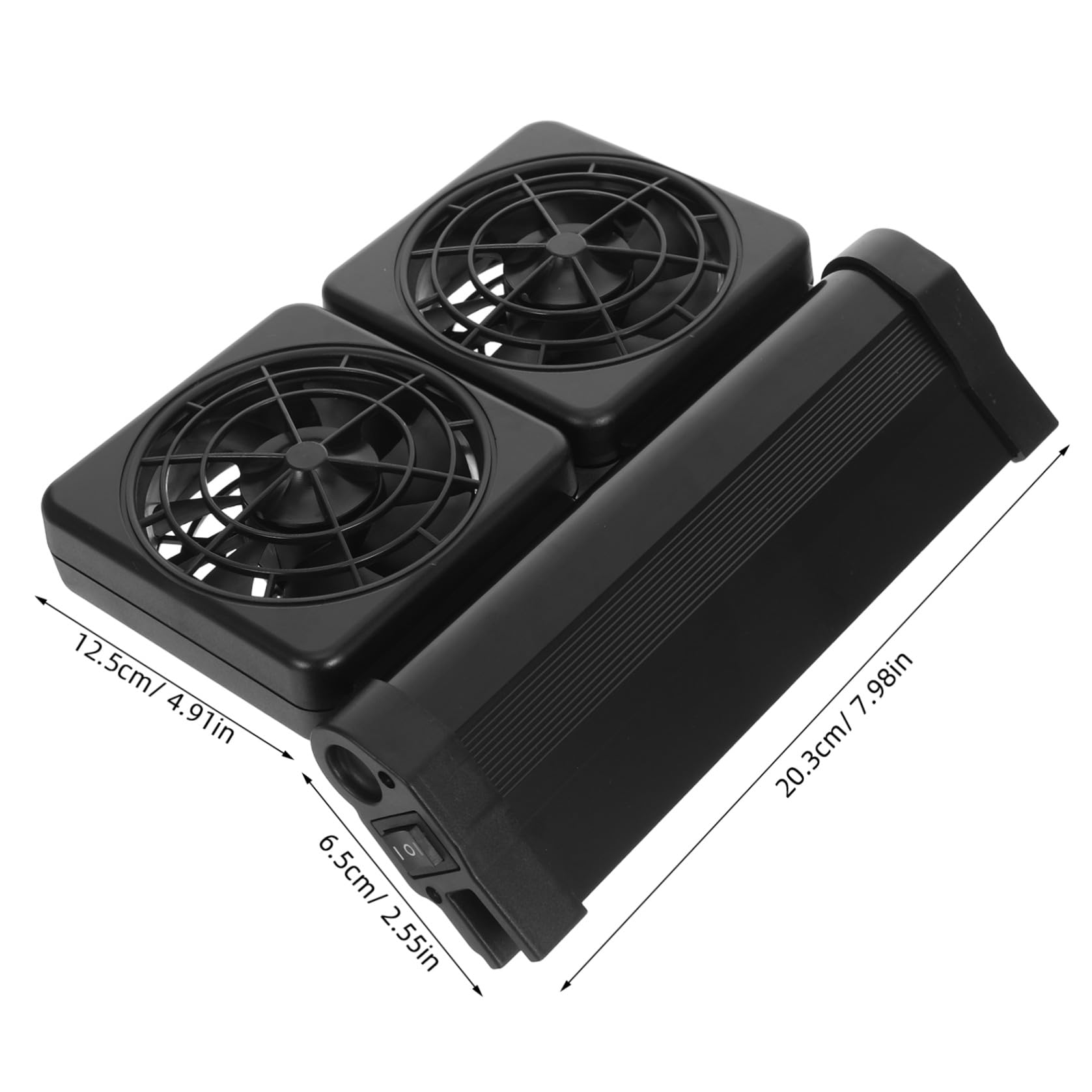 Ventilador para Acuario de 2 Cabezales, Silencioso, 2 X 1, 9w, Abs