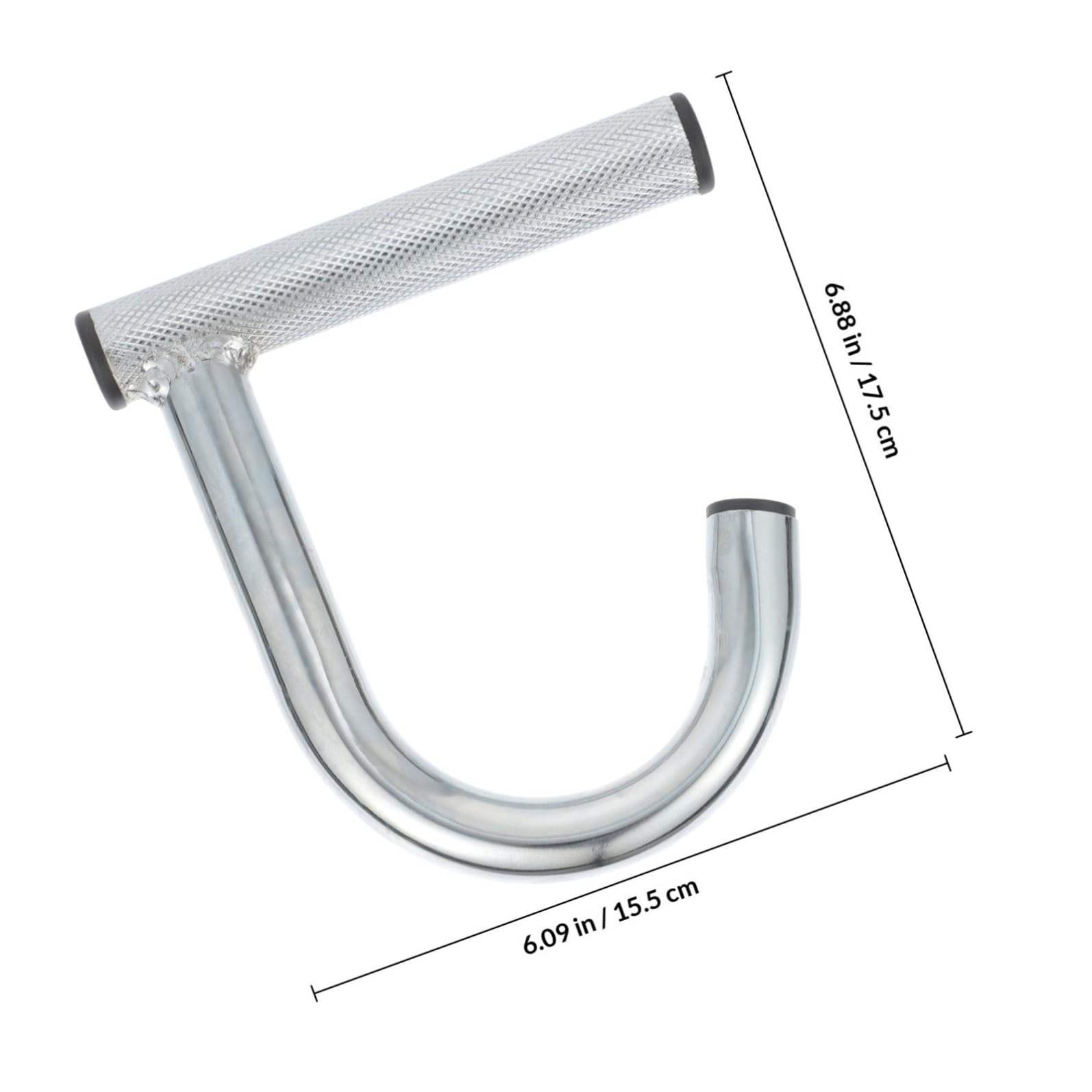 Zerodeko 2 Piezas de Agarres para Banda de Resistencia Gancho de Acero, Mango Antideslizante Fácil de Instalar para Entrenamiento en Casa o Gimnasio