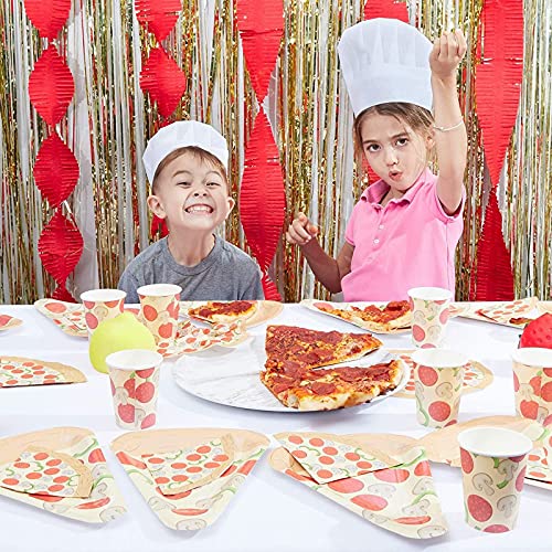 Juvale Chef Hats - Large White, 24 Pack - Adjustable Disposable Paper Chef Hats for Kids & Adults - Pizza Party Decorations & Cooking Gifts2