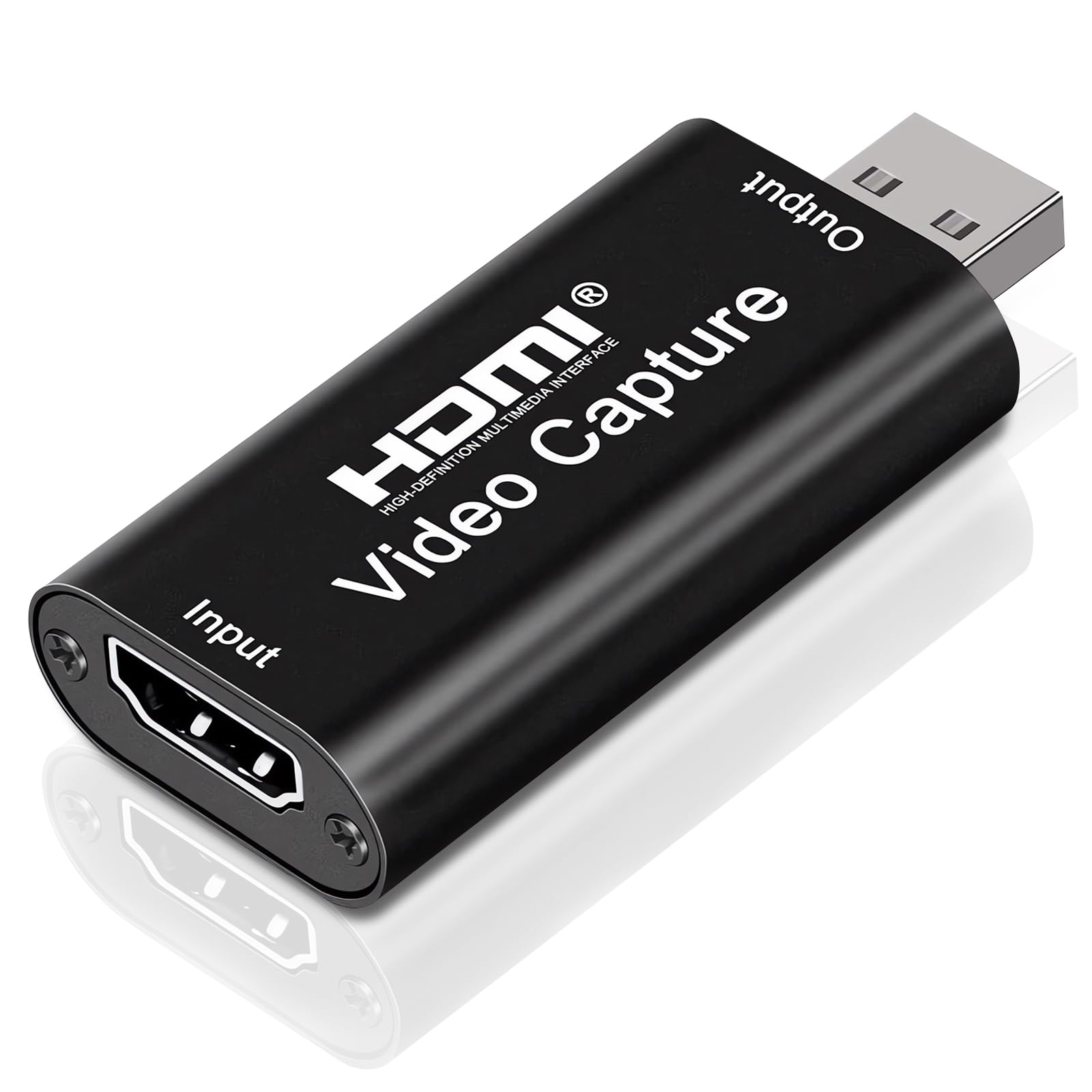 Scheda Di Acquisizione Video, HDMI Video Capture, Scheda Di Cattura 4k, 1080p, Portatile Plug & Play, Video Capture Portatile per Streaming, Conferenze Video E Registrazione Live