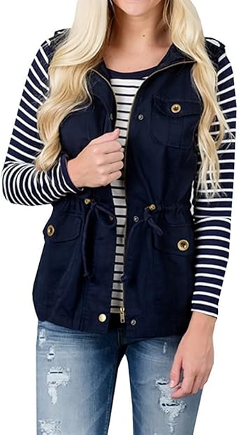 lightweight sleeveless jacket