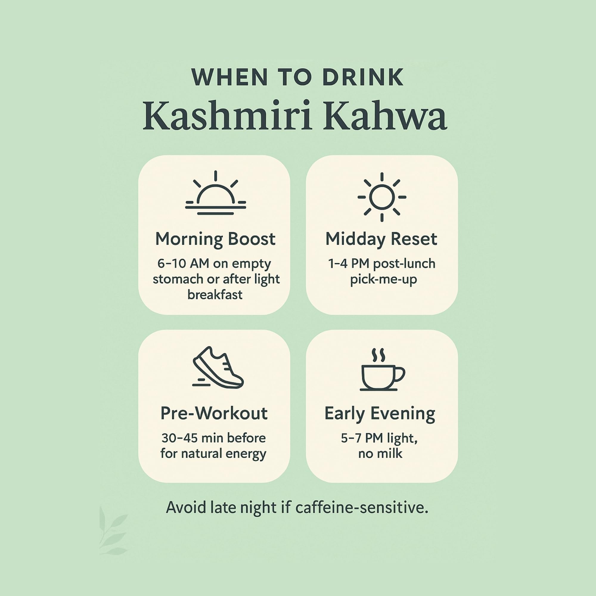 Brewora Kashmiri Kahwa Green Tea | Traditional Saffron & Spice Blend with Almonds | Aromatic Wellness Drink | Rich Flavor & Refreshing Taste | Loose Leaf Tea in Resealable Pouch 3