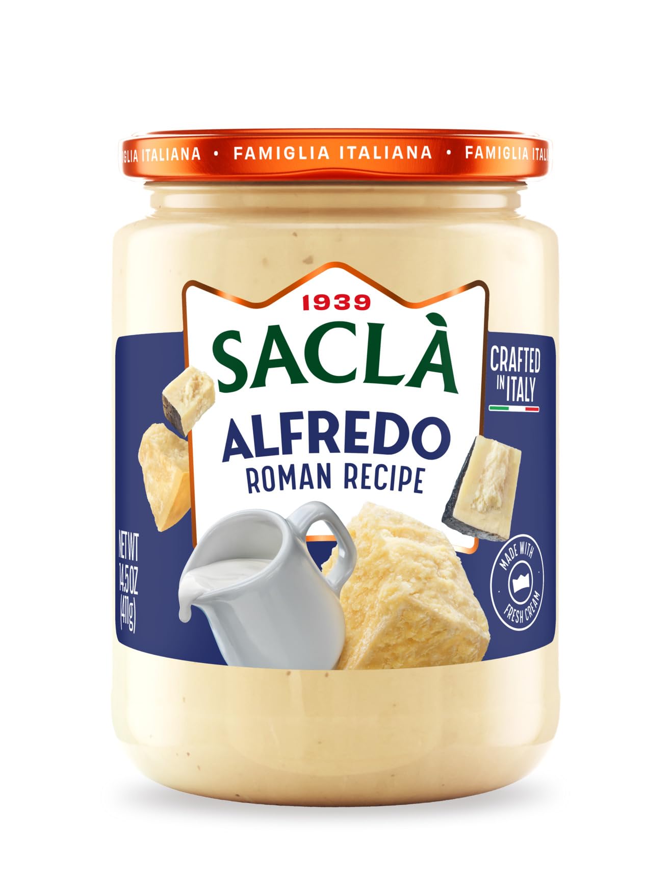Alfredo Roman White Pasta Sauce, 410 gms