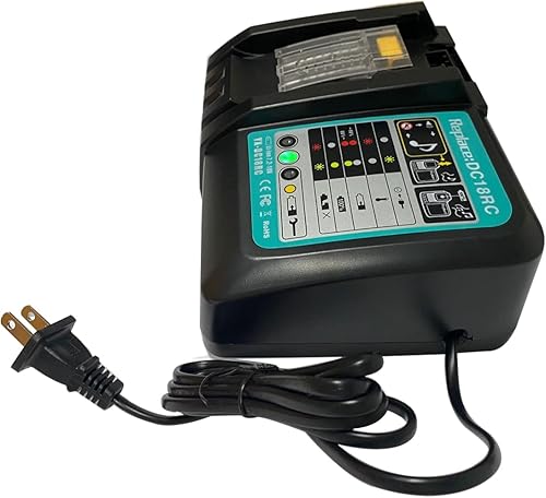 DC18RC Reemplazar el cargador Makita DC18RC DC18RD DC18RC DC18RA DC18SD DC18SF para cargar 14.4V 18 voltios LXT batería de iones de litio BL1815