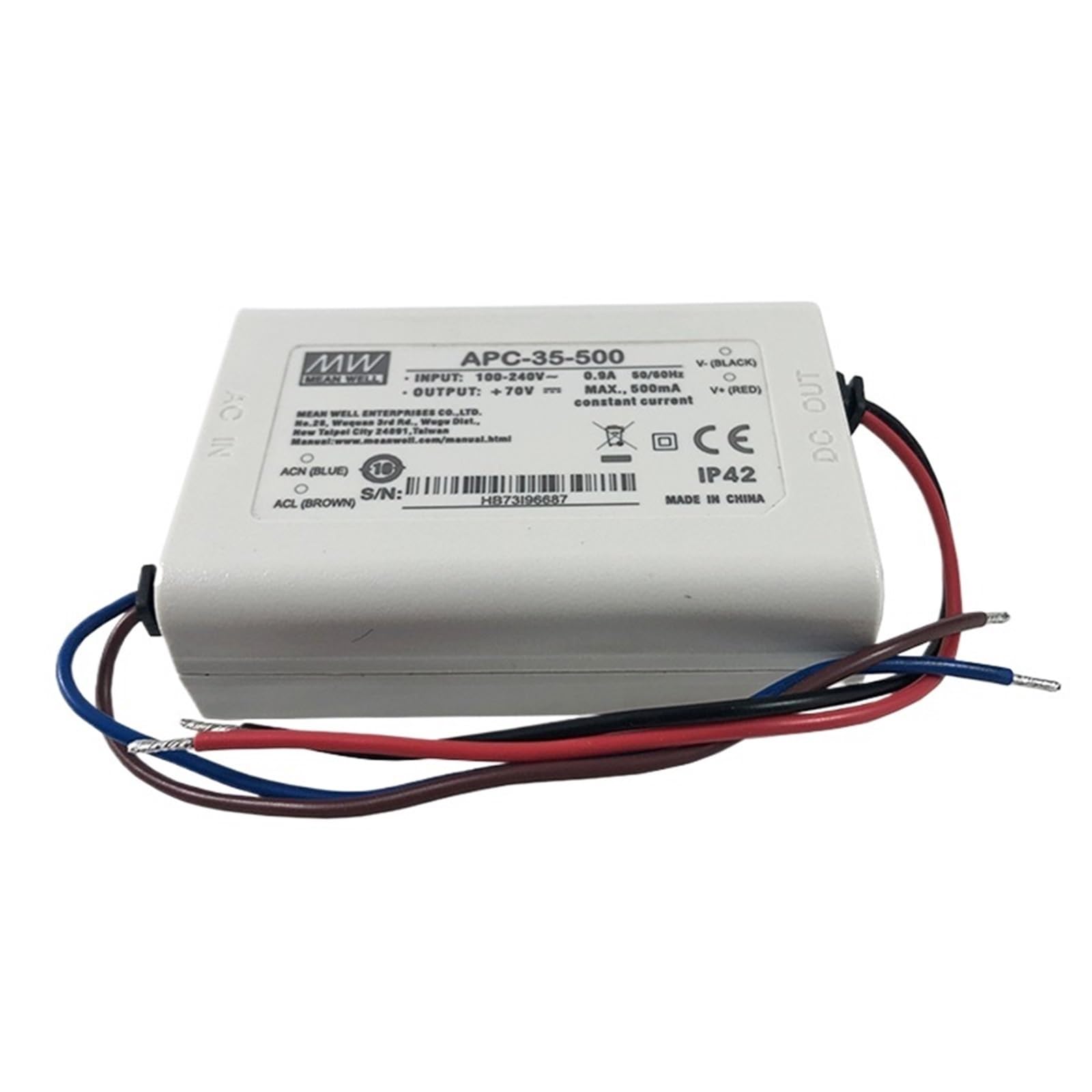 FCARUMIQP APC-35 Series 35W Constant Current Output Power Supply LED Driver APC-35-350 APC-35-500 APC-35-700 APC-35-1050(Apc-35-350)