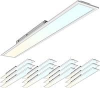 Vista 12 de LUXRITE Panel retroiluminado LED empotrable de 6 x 4 pies, 4CCT seleccionable a color 3000K 3500K 4000K 5000K, potencia seleccionable 18W/28W/40W