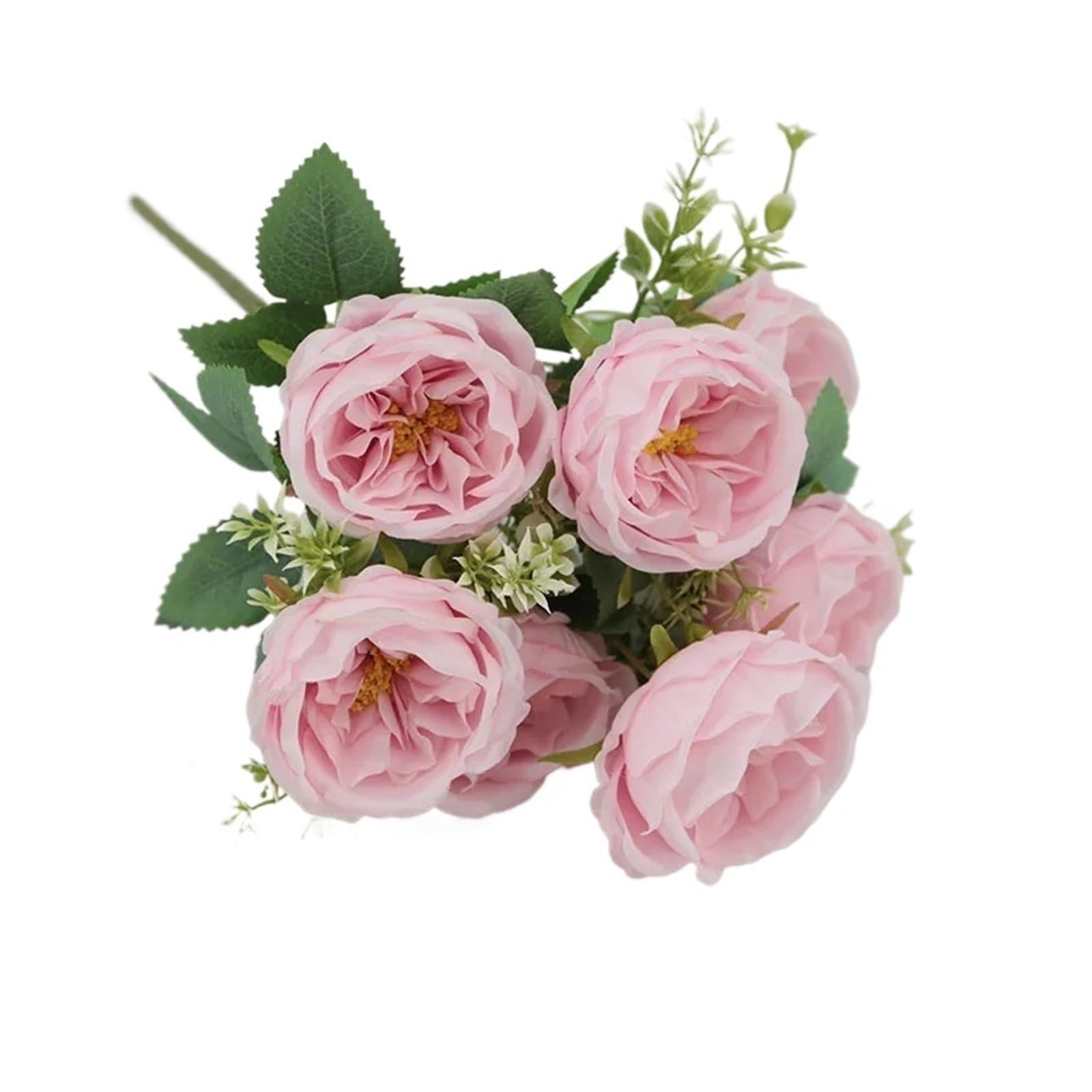 Casetlong 1pc Artificial Flower Bouquet Wedding Decor Arrangement Home Party Event(Pink)