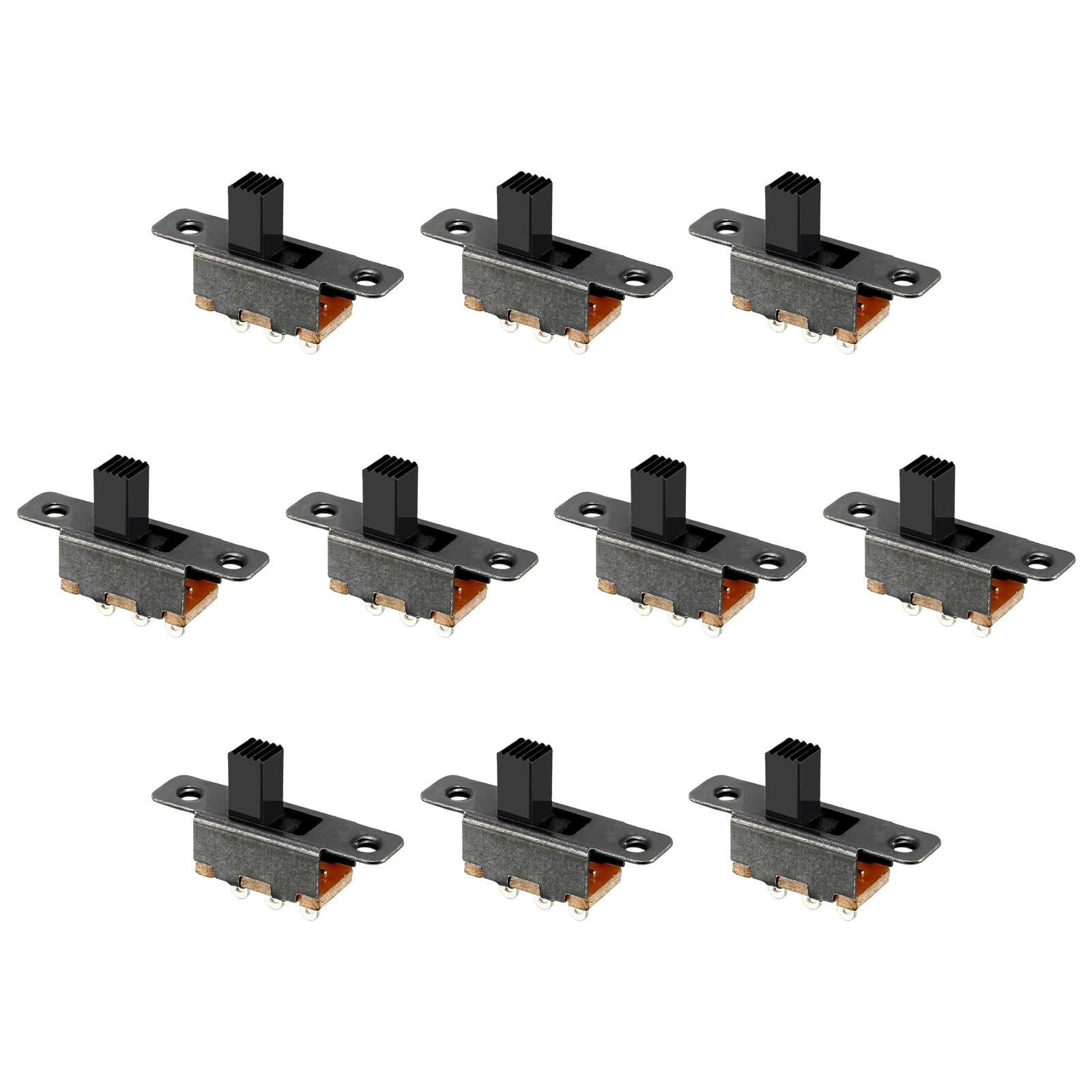 Rebower Toggle Switch Latching Slide Control 3 Pin 1P2T, [for Electronic Projects] - 4mm/47 Pcs
