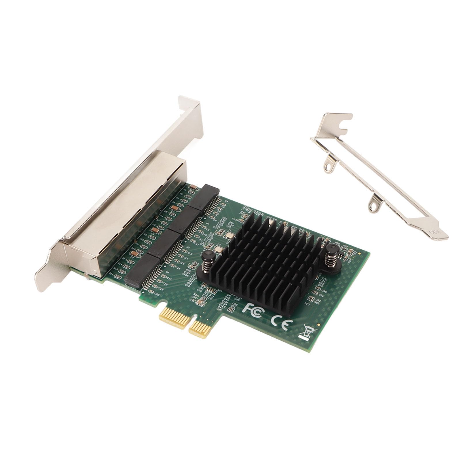 4 Port Gigabit Ethernet PCIe X1 Network Interface Card for Low