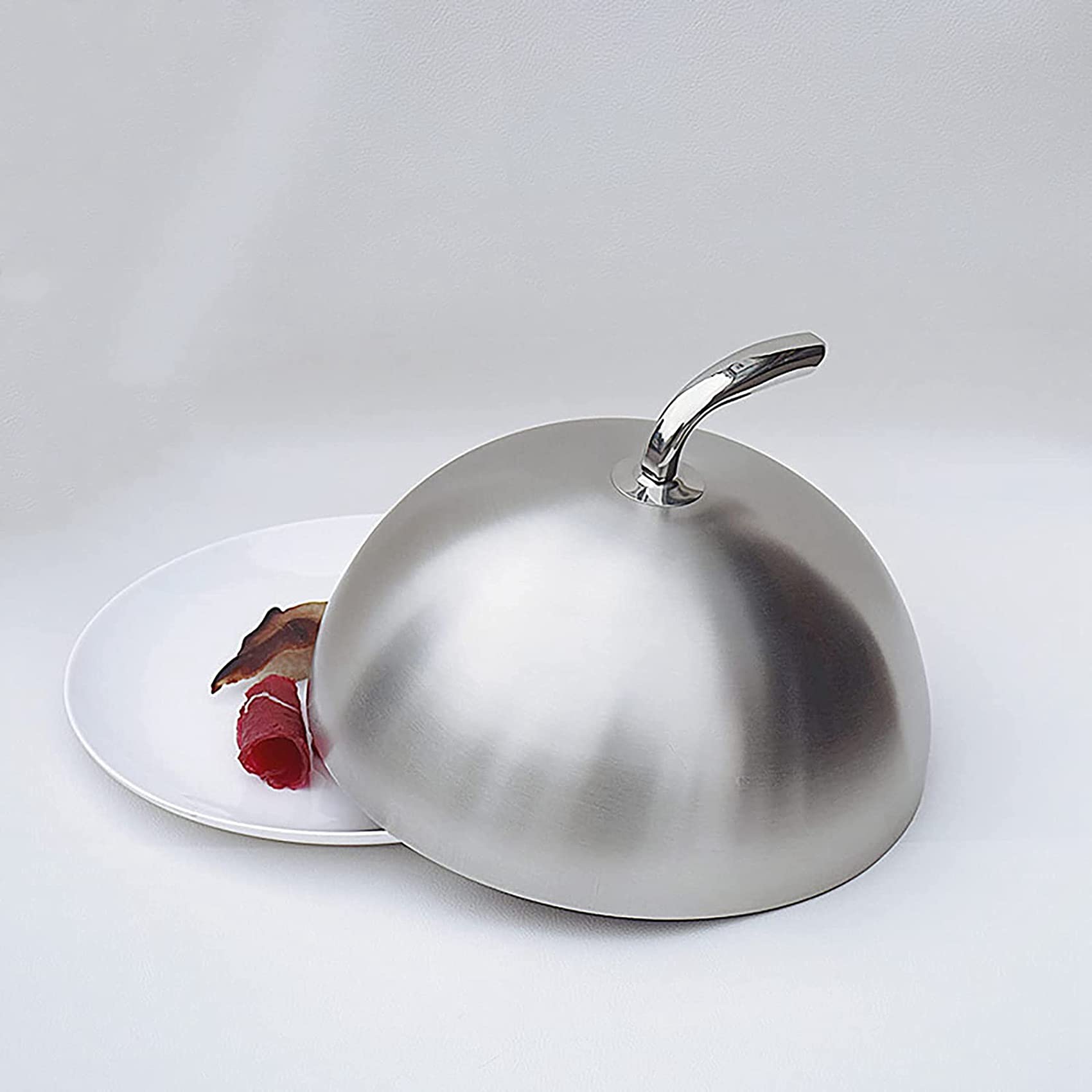 Amazon｜YeBetter 1個 20cm ステンレス製ステーキカバー 鉄板焼き