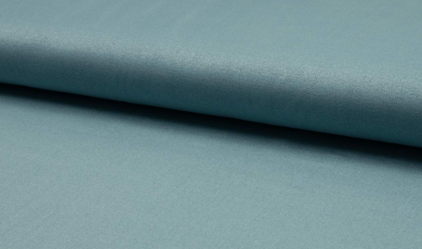 Luxury Stretchy Faux Suede Suedette Fabric Material - DK Mint, 1MTR 145cmx100cm