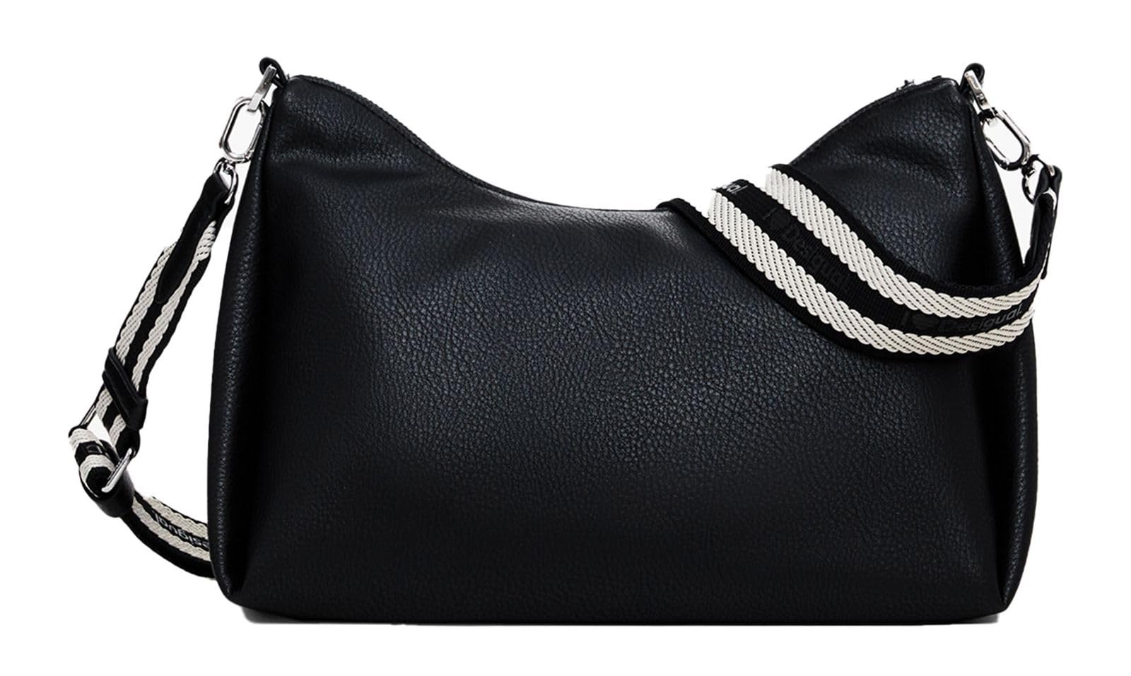 Desigual Umhängetasche Handtasche Half Logo Mayari Maxi Handbag Black schwarz