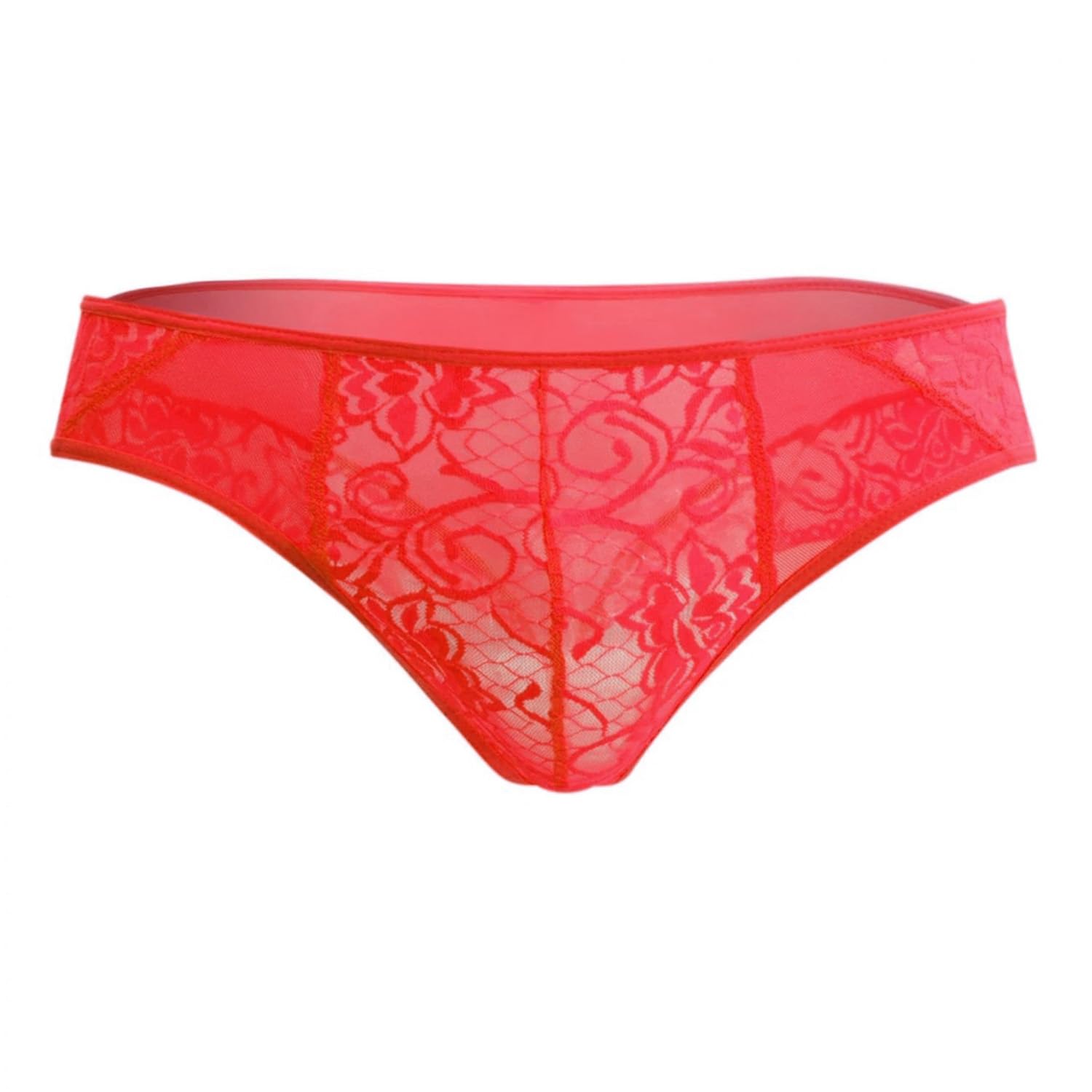 muquam Men's Thong, Low Rise Lace, No Back Coverage, Center Seam Pouch-picture-8