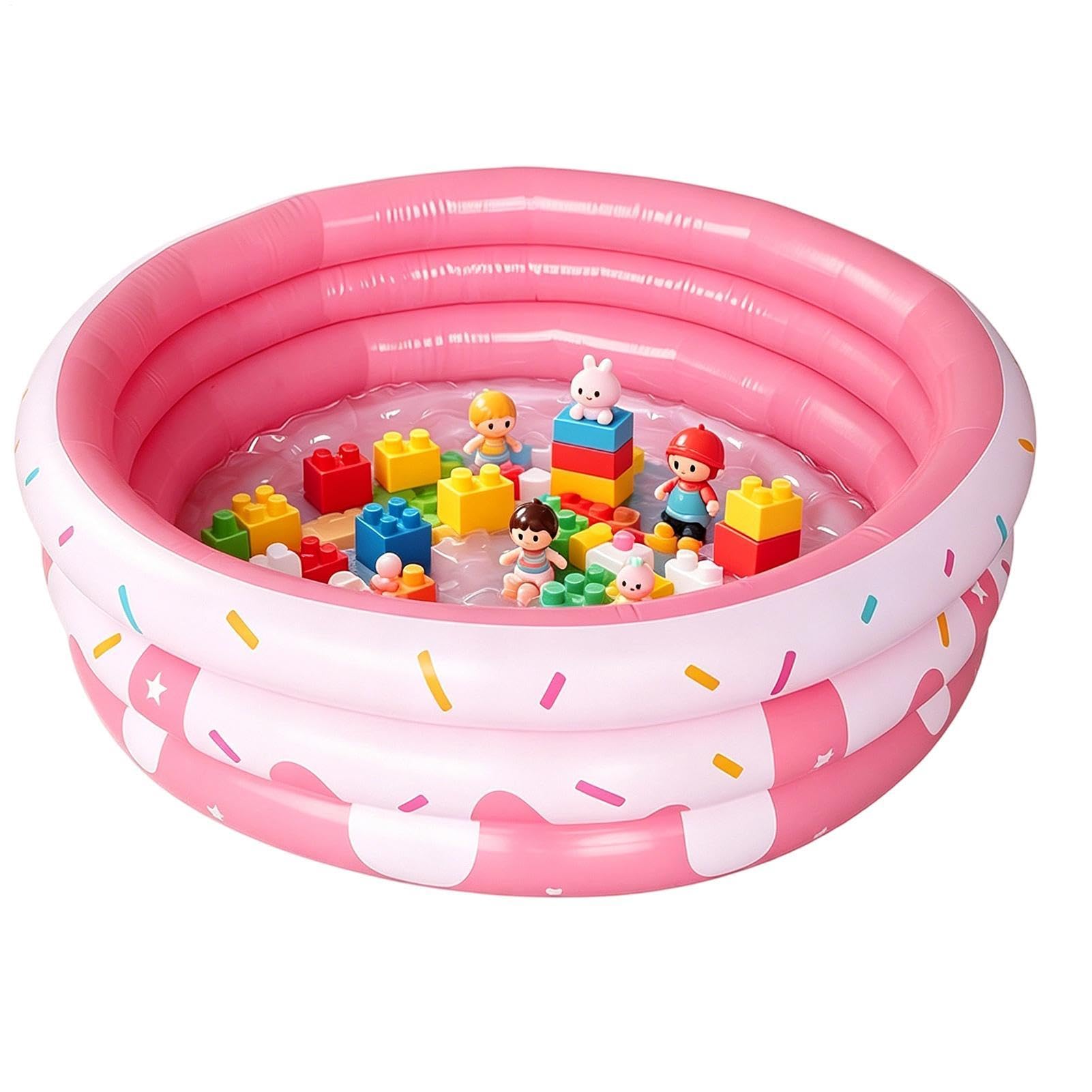 Pataugeoire gonflable enfants pour jardin et camping, mini piscine de bain pliable pour tout-petit
