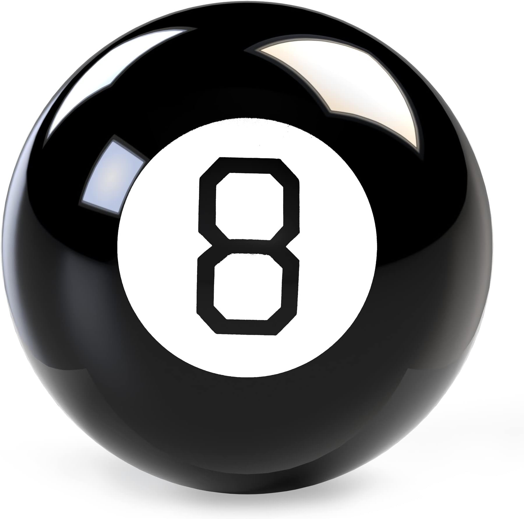 WICKED GIZMOS Magic 8 Ball โ Classic Retro Novelty Mystic Gadget Answers Questions about Romance, Friendship, School, Work - Fun Gift Features More Than 15 Answers and Predictions (Black)