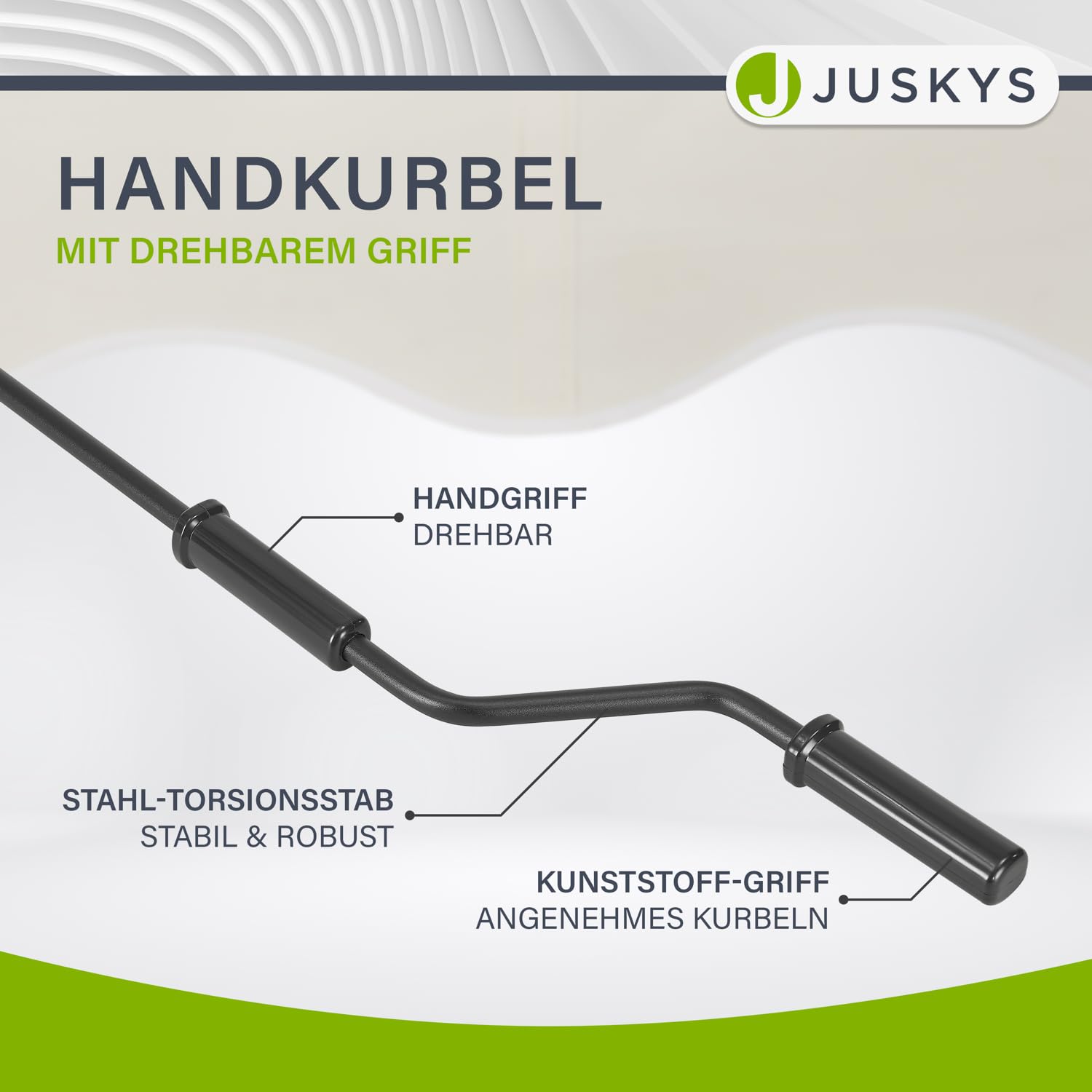 Juskys® Gelenkarmmarkise 400 x 300 cm, UV40+ & wasserabweisend, mit Kurbel & Wandhalterung Länge + Winkel einstellbar, Markise für Terrasse & Balkon, Sonnenschutz Balkonmarkise Gelenkmarkise, Beige