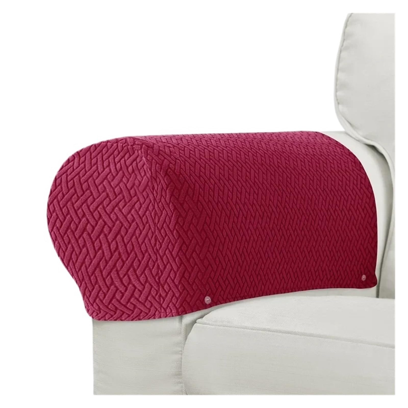 SFOIKVG Arm Covers 2pcs/set Jacquard Sofa Armrest Cover Anti-dirty Couch Chair Arm Protector Stretch Dustproof Towel Armchair Home Decor for Sofa Chair(A10 armrest cover)