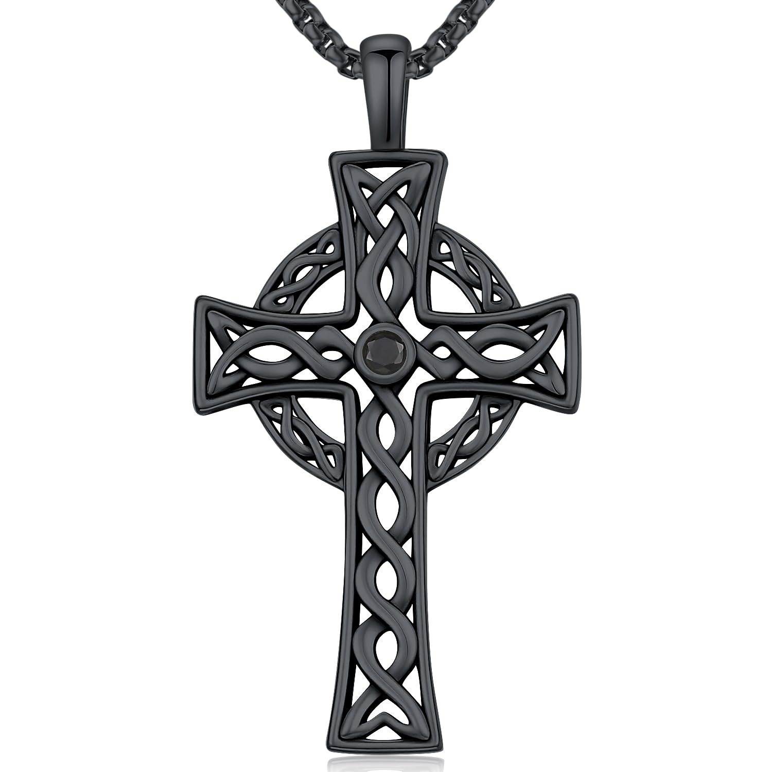 Collar Vikingo Hombre Plata de Ley 925 Joyería Vikinga Colgante Vikinga Runas Vegvisir Mitología Nórdica Amuleto Joyería Regalo para Hombre Mujer