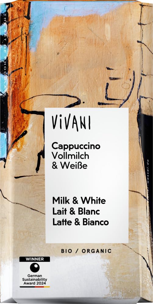 Vivani Cappucchino czekolada 100 g, 5 sztuk (5 x 100 g) - Bio