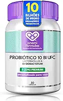 Probiótico 5 Cepas Premium (Lactobacillus e Bifidobacterium) Probiótico Intestinal 10 bilhões UFC 30 Cápsulas