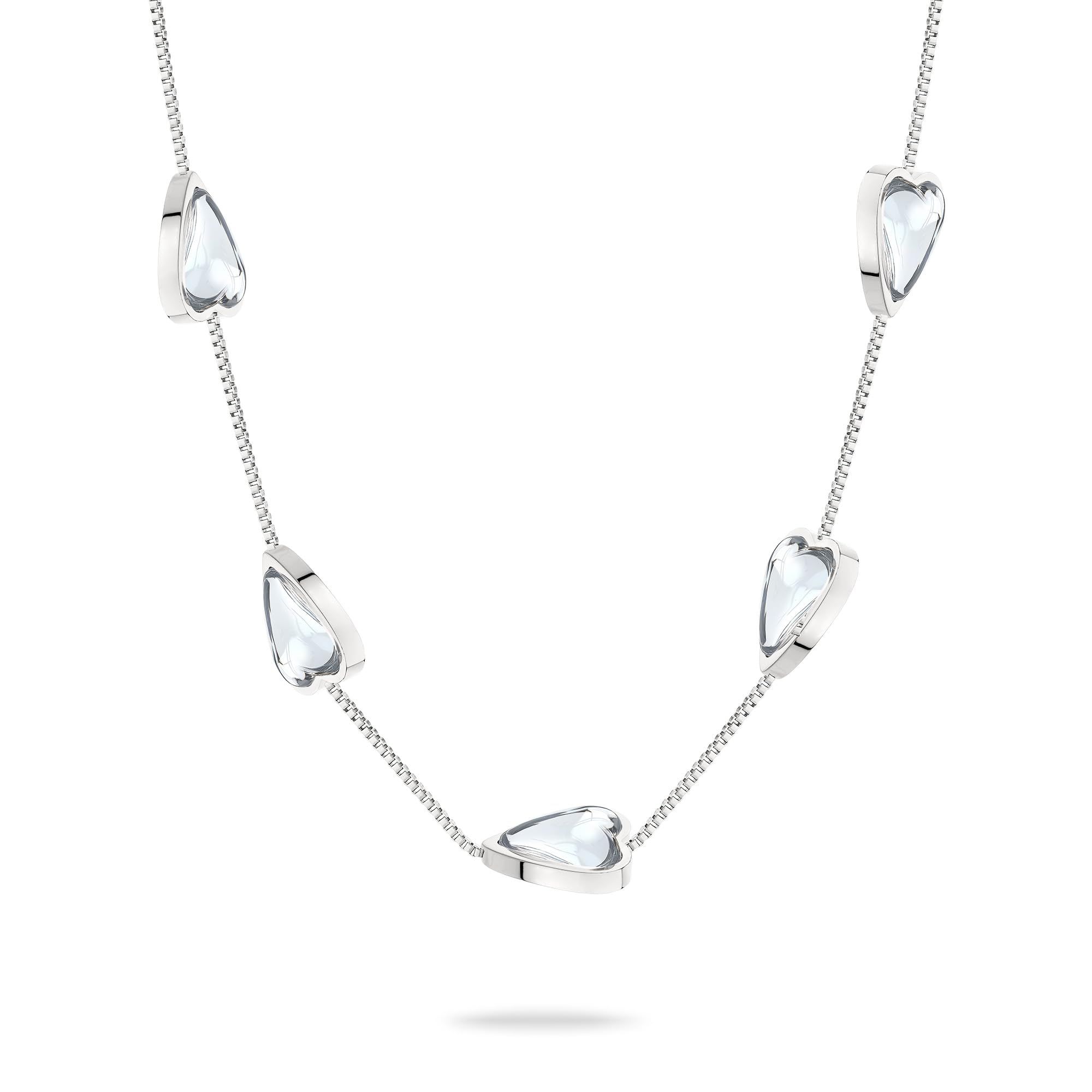 Liebeskind Berlin Ladies Necklace LJ-1695-N-45 in Stainless Steel Silver