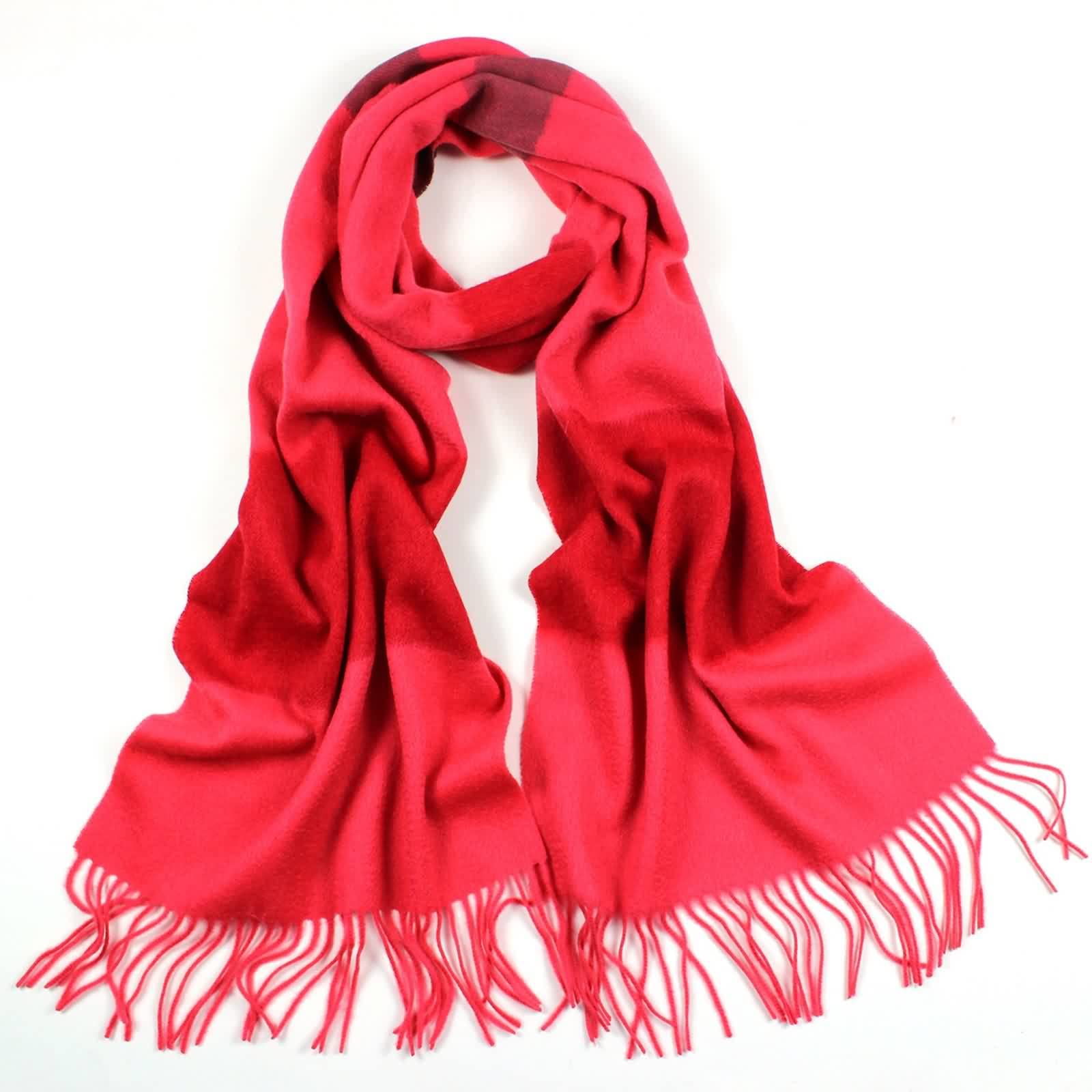Bufanda de lana para mujer, bufanda de moda a rayas borla cálido invierno ropa accesorios regalo, marrón