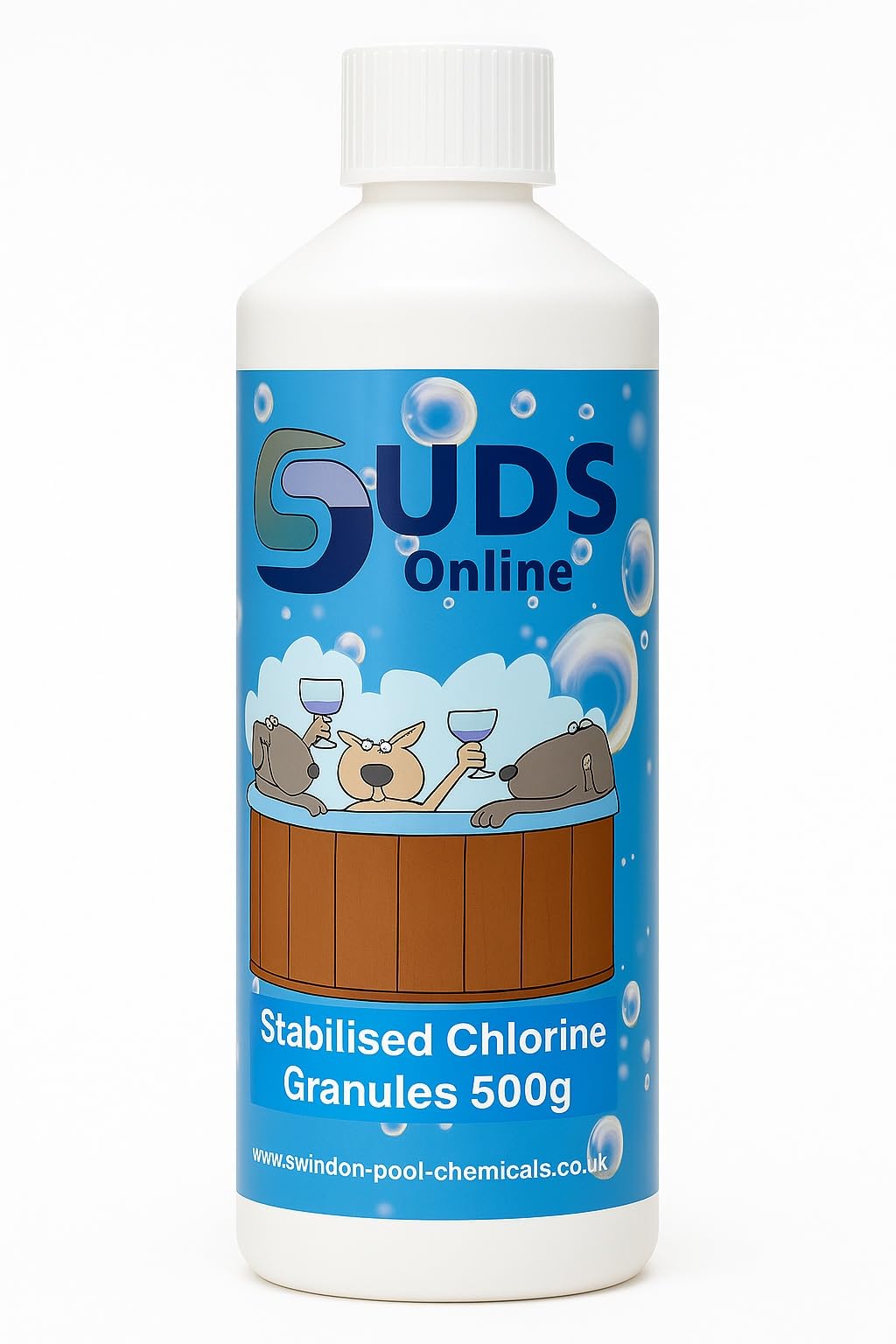 SUDS-ONLINE 500G Stabalised Chlorine Granules - Swimming Pool Chemicals & Spa