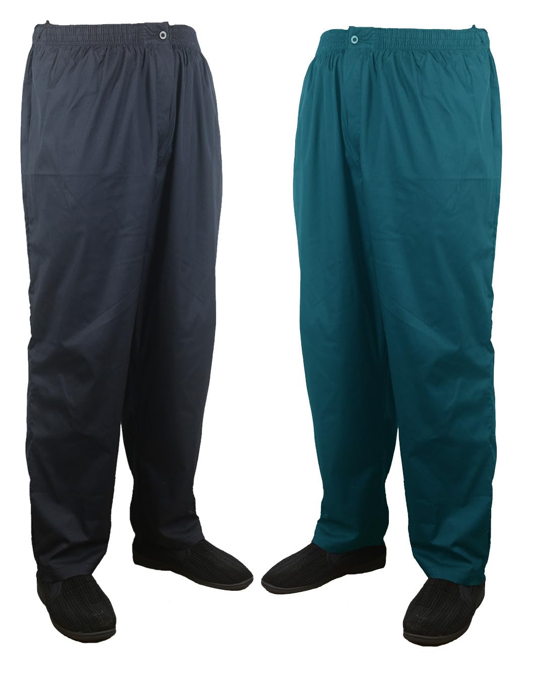 Forge Big Mens Danjo Twin Pack Pyjama Bottoms Cotton Oversized Tall Nightwear for Sizes 2X...