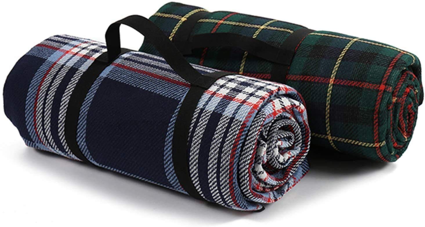 Classic Gingham Picnic & Outdoor Blanket Picnic Mat | Beach Coperte |Coperta da Viaggio in Campeggio Pieghevole | Tappetino Portatile Portatile |Picnic Pack.