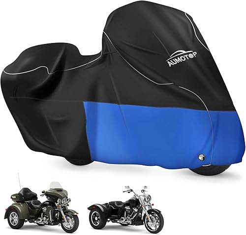 Miniatura 1 de Funda para motocicleta resistente y duradera para todas las estaciones, universal, para todo tipo de clima, impermeable, protección solar al aire