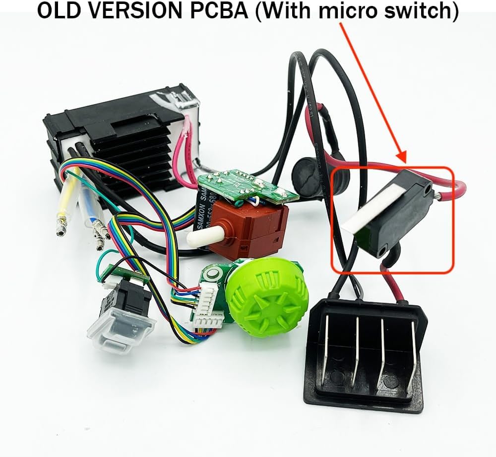 EGO Power+ Parts 2830244003 - Conjunto eléctrico (nueva versión) para soplador de hojas de mano LB6500 y LB6700