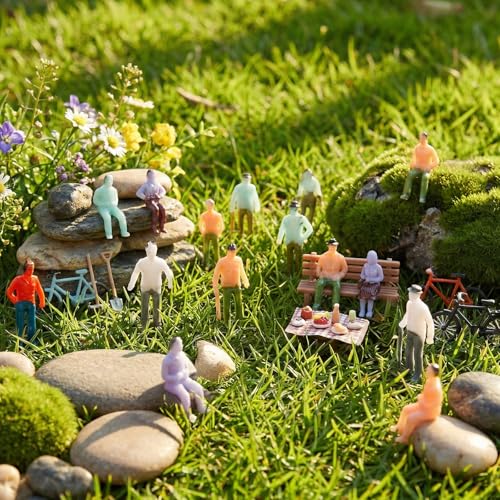 Figurines Mini Personas 100 Piezas Escala 1:75 miniatura 5