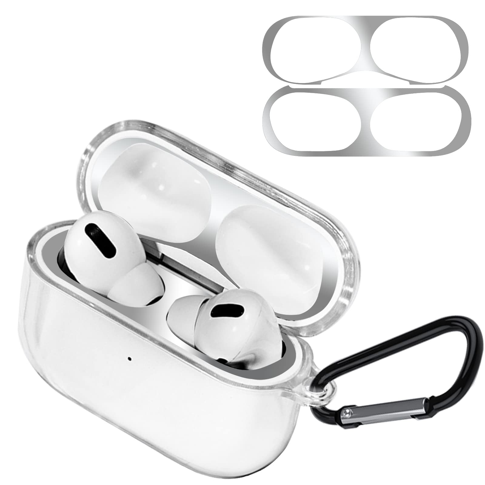 Amazon | ZIRTEX 対応 AirPods Pro2 / AirPods Pro ケース 透明