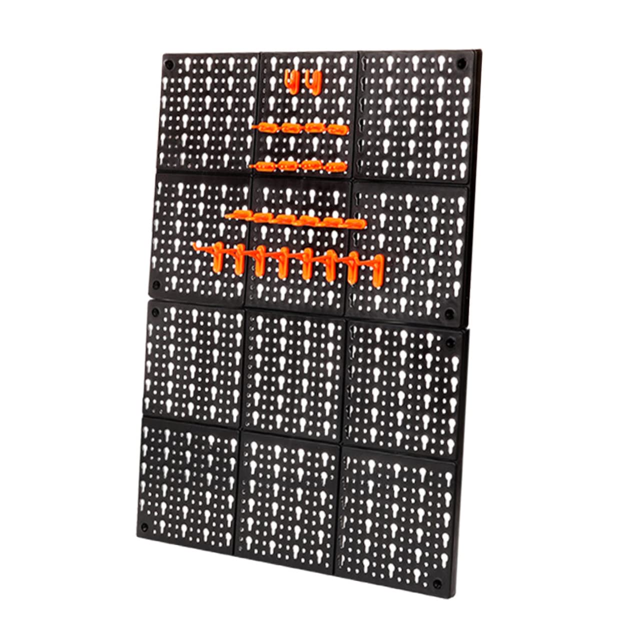 HOMSFOU Abs Pegboard Tool Hangers Garage Tool Organizer Hanging Board Easy Install Strong Durable
