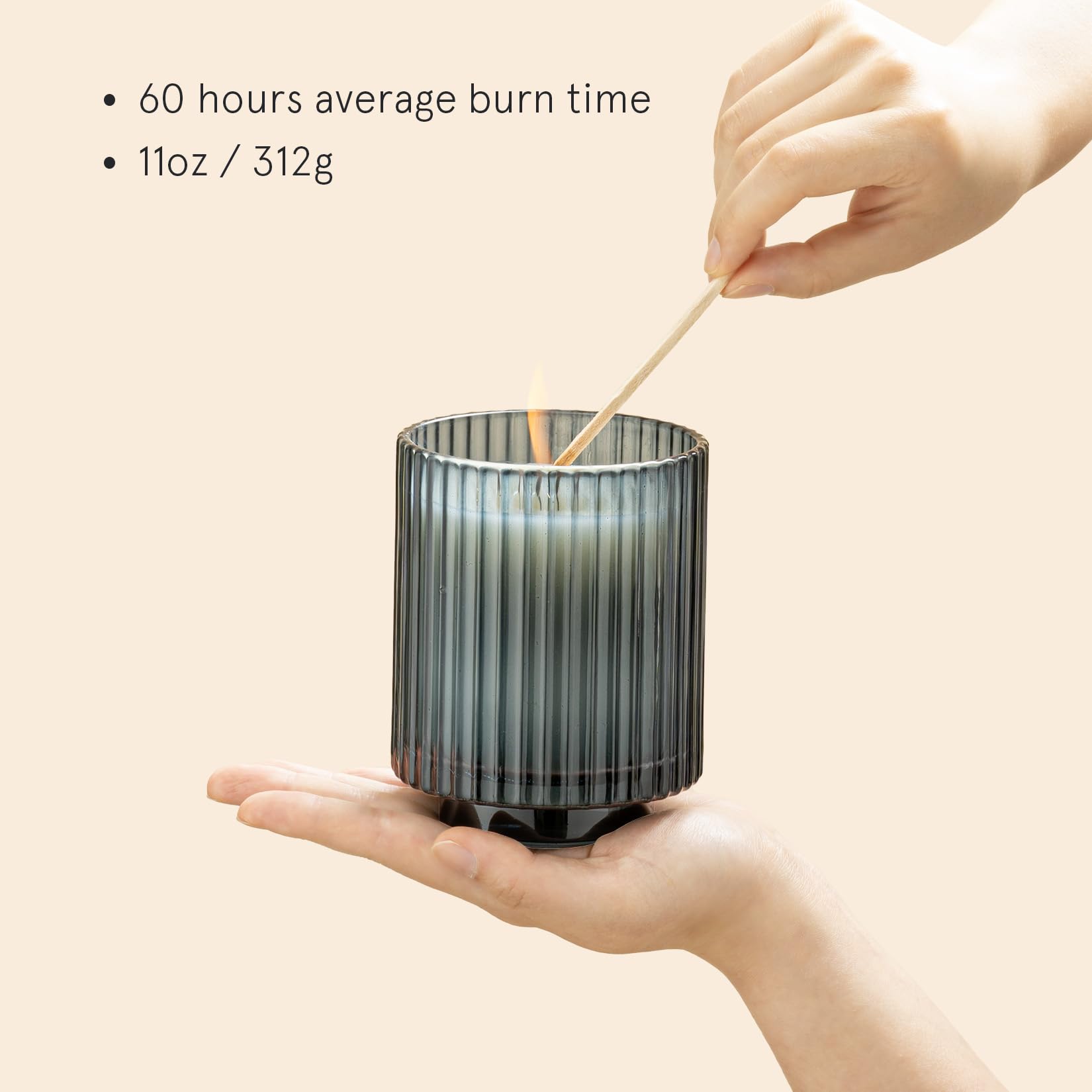 LA JOLIE MUSE Hey Baies - Vela perfumada, velas de soja natural para el hogar, velas de regalo para mujeres y hombres, vela en tarro de lujo de larga duración, 11 onzas