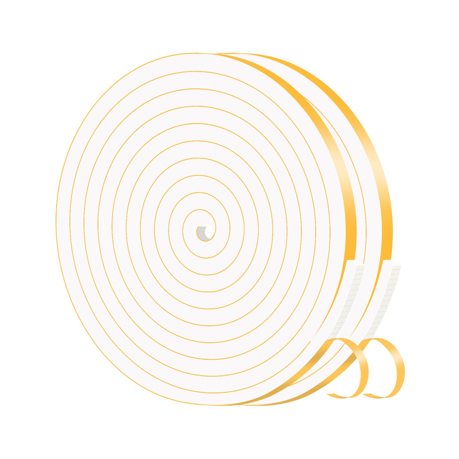 Door Seal Strip,High Density CR Insulation Tape,3/8 in x 3/8 in x 33Ft