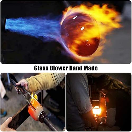 Miniatura 7 de CJJCCF Alimentador de colibrí para comederos de pájaros de vidrio al aire libre, fácil de limpiar y rellenar, alimentador de pájaros, mejor con