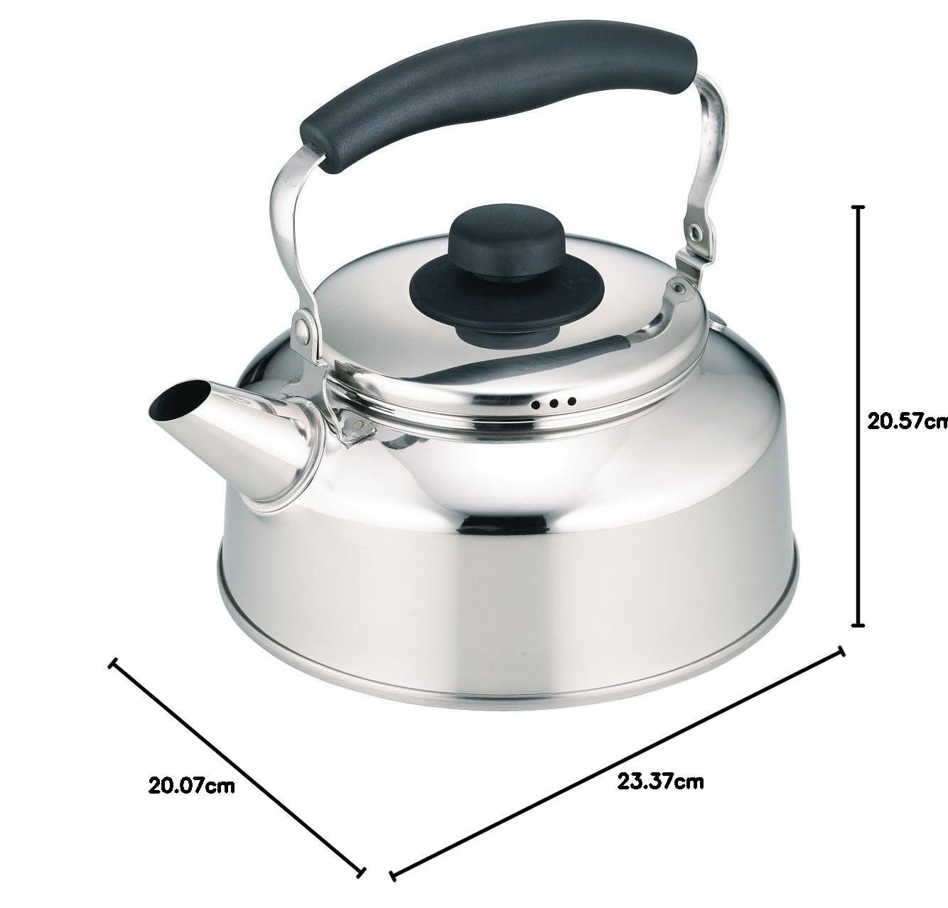 Amazon｜下村企販 広口ケトル 2.6L 洗いやすい形状 日本製 29727