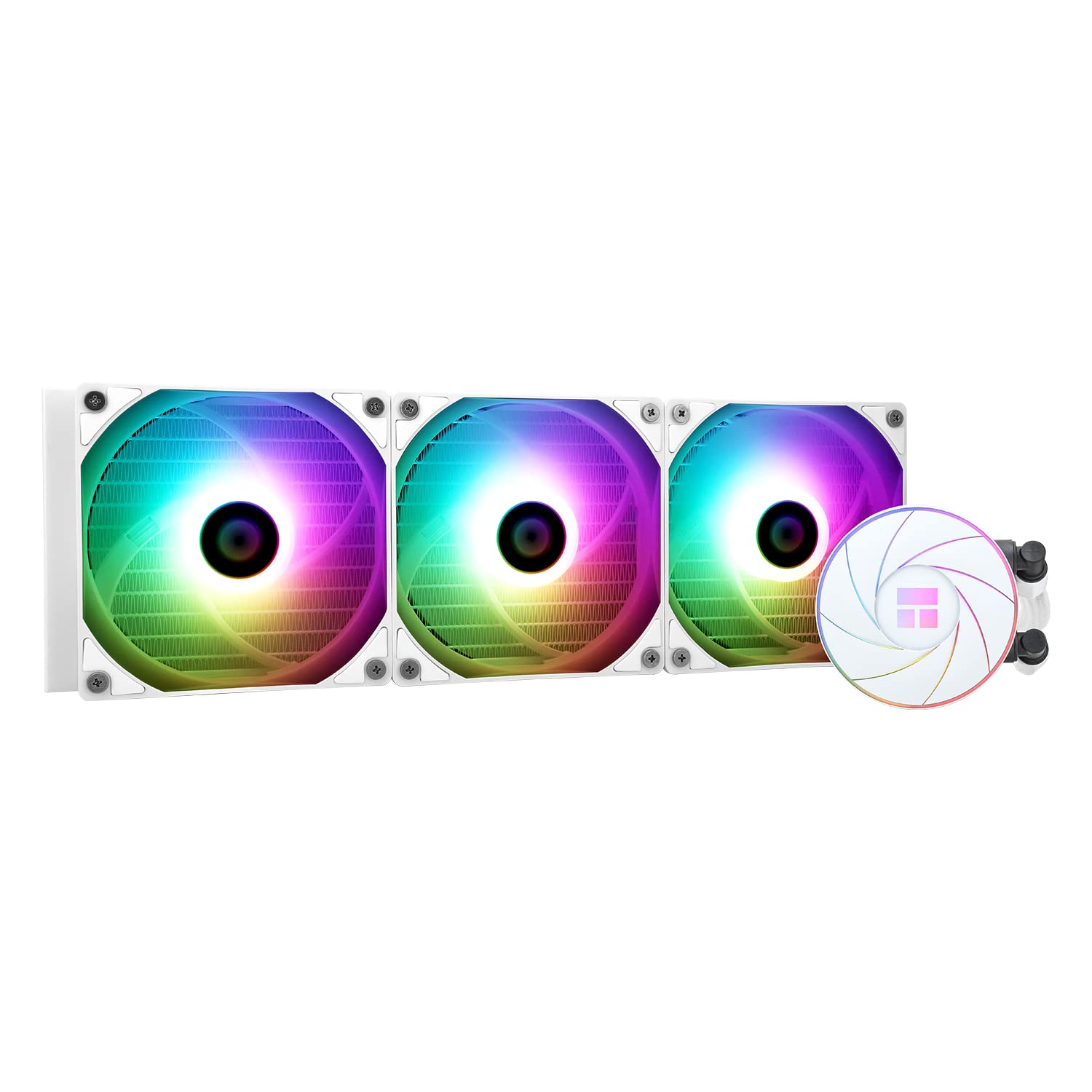 Thermalright TR AQUA ELITE 360 Radiatore ad acqua ARGB CPU,con 3 ventole PWM ARGB,velocità 1550RPM,per AMD/AM4/AM5& Intel LGA115X/1200/1851/1700