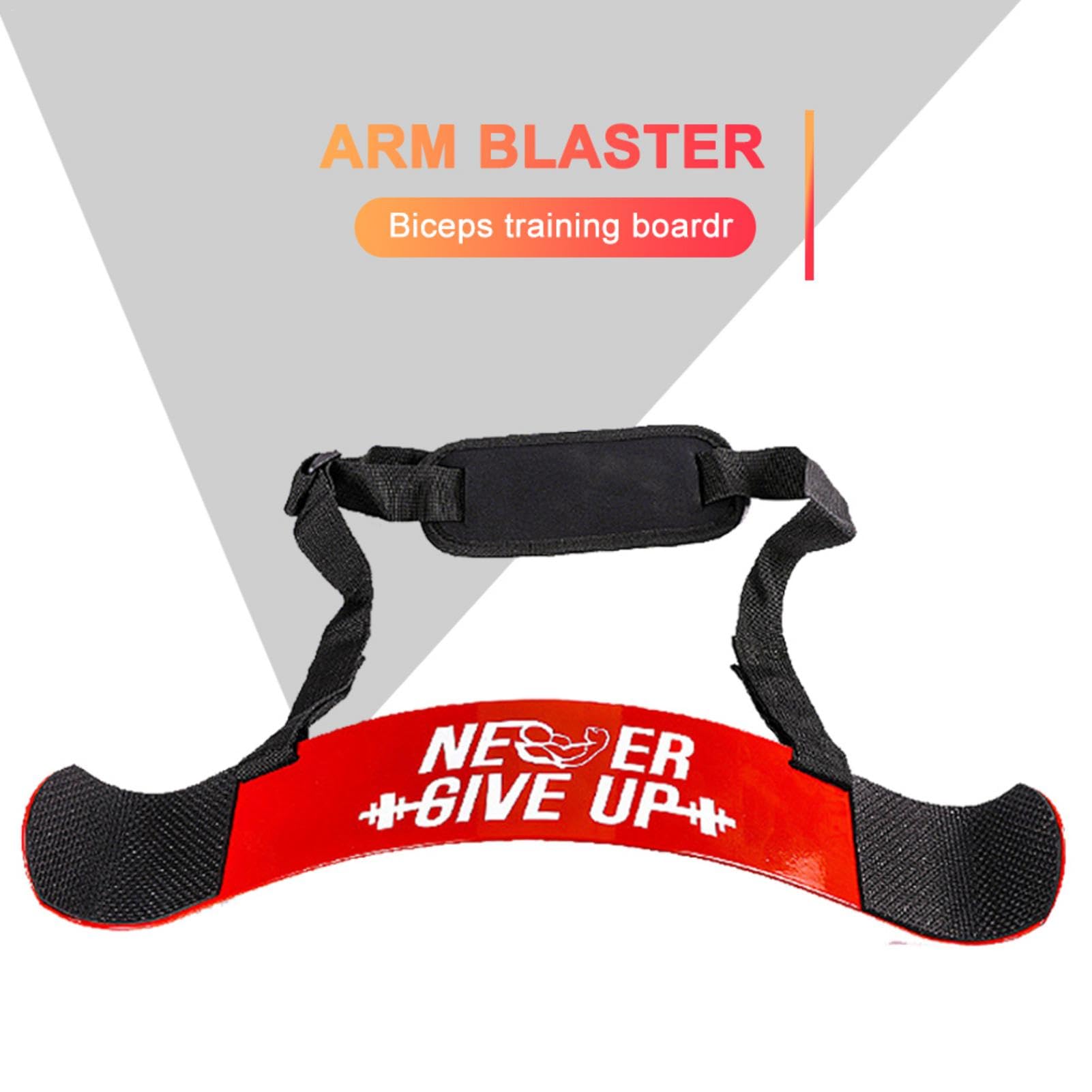 Premium Arm blster– Arm blsterde Fitness en Aluminium, Sangles de Soutien, Outil d'entraînement pour Biceps | Curl de Bombardier de Biceps de Musculation réglable, isolat de Bombardier de Biceps d