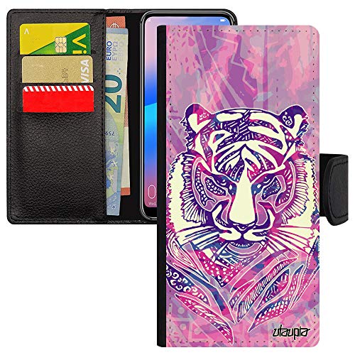 Coque Tigre Samsung A31 pour fille style jungle ethnique en balade