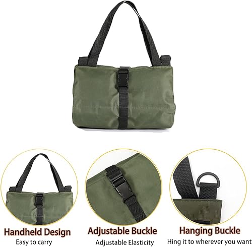 Miniatura 7 de Bolsa de herramientas enrollable resistente  Organizador de rollos de herramientas de mano de 5 bolsillos  Bolsa de herramientas impermeable para