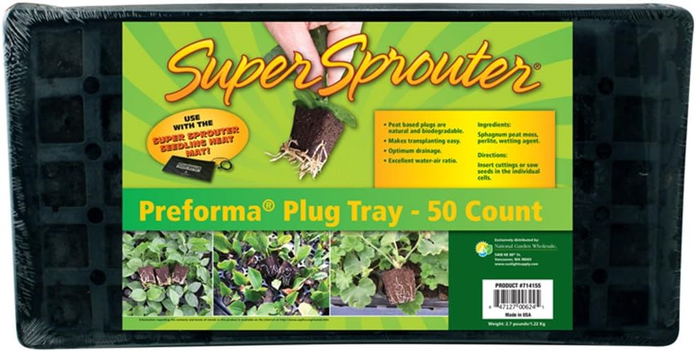 National Garden Wholesale Super Sprouter Preforma Cutting Tray with Plugs