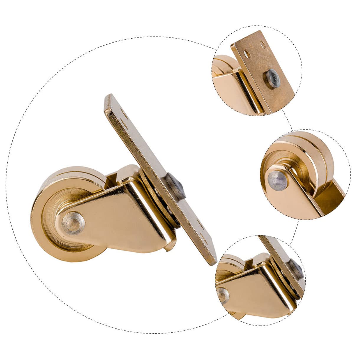 Vaguelly 1 Pz Ruote Girevoli per Pianoforte Set Accessori per Gambe per Pianoforte Ruotano di 360 Gradi Accessorio per Rotelle Pesante