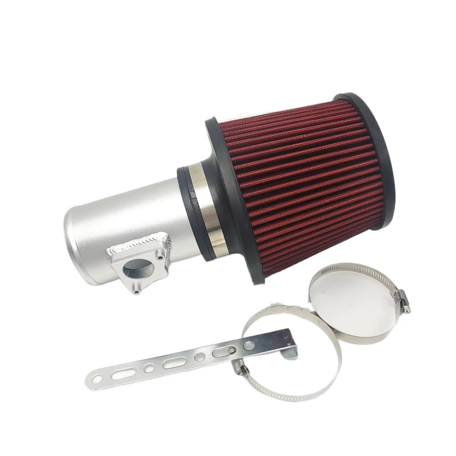 HILLAR Tubo De Admisión De Aire Kit De Filtro De Entrada De Aire Frío para Coche con Soporte De Sensor De Tubo De Aluminio