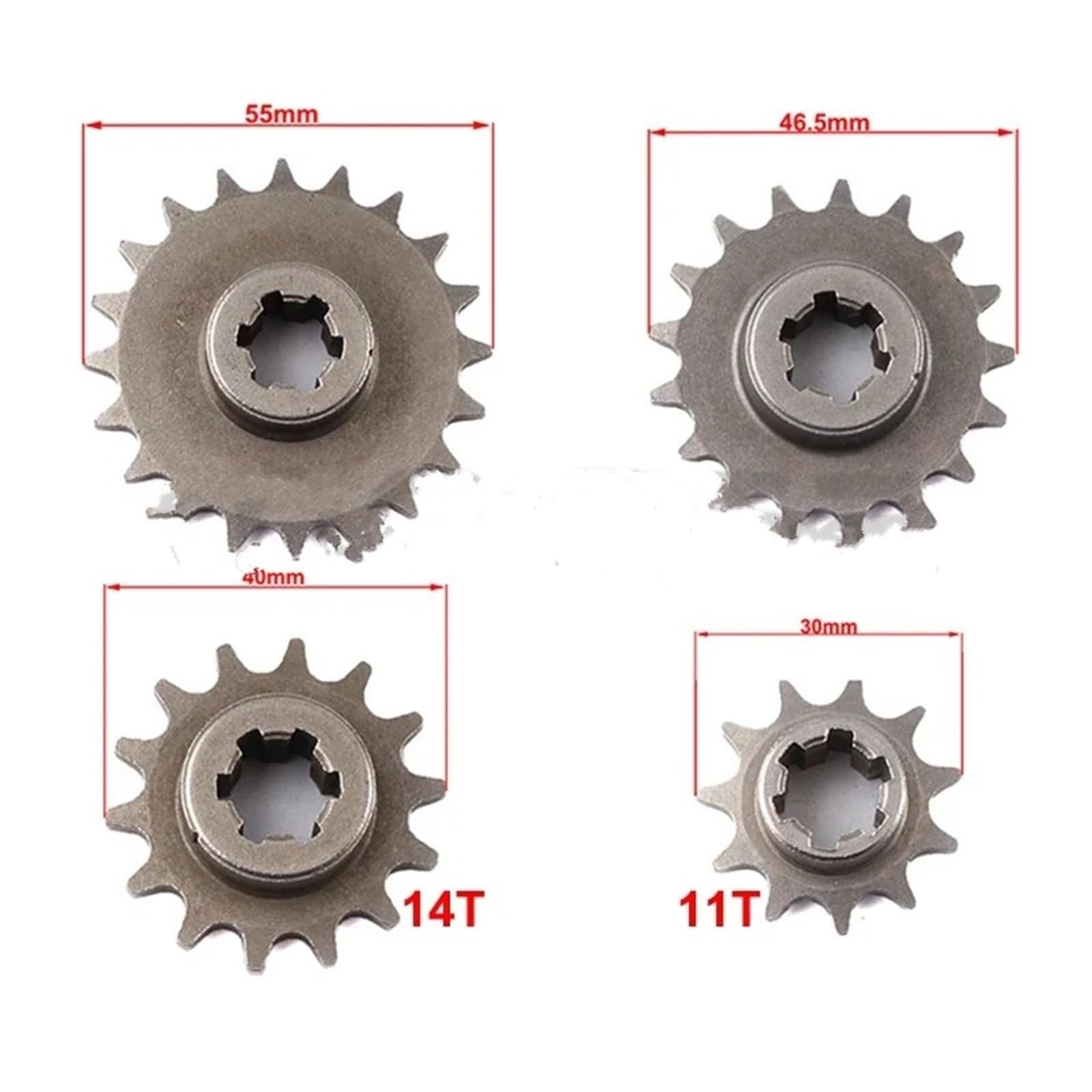 Kupplungsbeläge Kupplungslamellen Fit Für Ty Rod II Mini Moto 1 Set T8F Kupplung Trommel Getriebe Kettenrad Mit Kette Für 33cc-49cc | 54T-14T-35MM