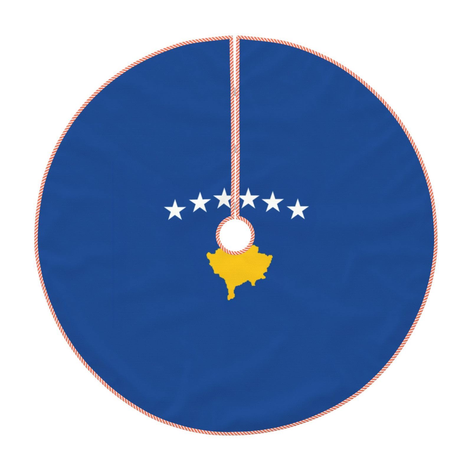 Jupe de sapin de Noël Kosovo épaisse rustique intérieur extérieur