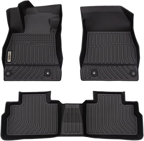 orealtrend Alfombrillas de repuesto negras para Nissan Sentra 2020-2024, resistentes para todo tipo de clima, para la parte delantera y trasera,